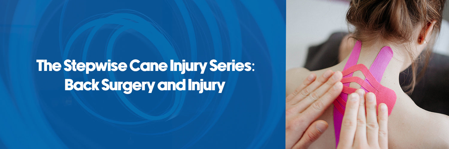 The Stepwise Cane Injury Series Back Surgery & Injury STEPWISE CANE